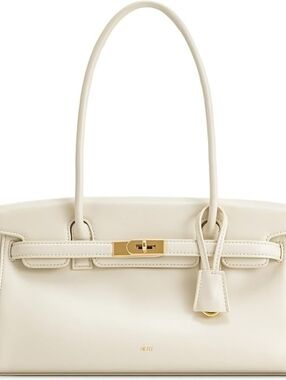 NEW!!! JW PEI Yara Cream Shoulder Bag with Gold Accents
